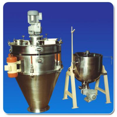 Peneira vibratria e tacho cozinhador