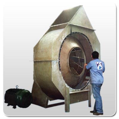 Ventilador revestido em fibra de vidro